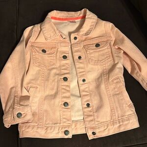Carters light pink denim jacket